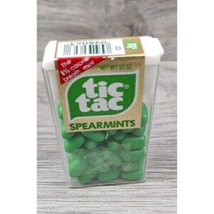 Vintage 1984 Tic Tac Wintergreen ½ oz Factory Sealed Clamshell – New